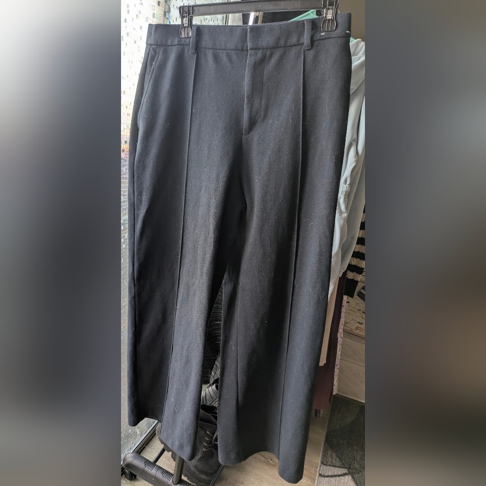UNIQLO Wide Leg Pants L 30-31 Waist Minimalist Workwear Trouse